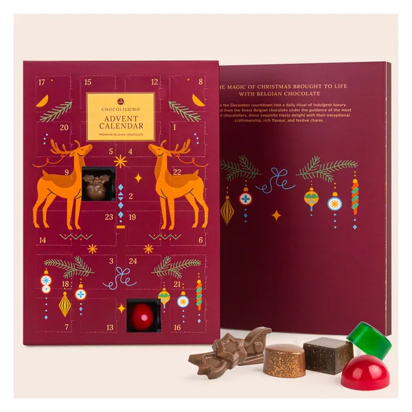 Chocolissimo Adventskalender mit Pralinen und Figuren