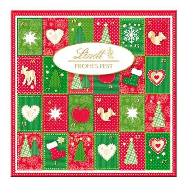 Lindt Frohes Fest Mini Tisch Adventskalender