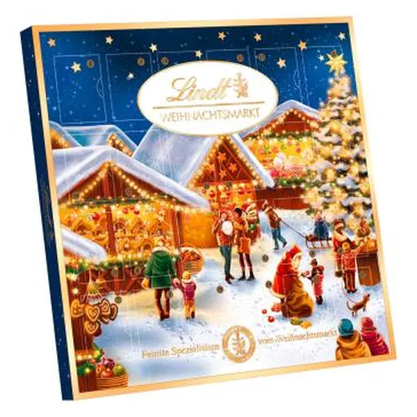 Lindt Weihnachtsmarkt Mini Tisch Adventskalender