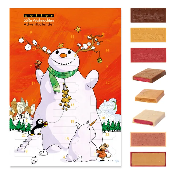 Zotter Adventkalender Süße Weihnachten